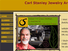 Tablet Screenshot of carlstanleyjewelryarts.com